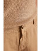 Samantha bis beigefarbenes Tanktop