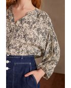 Promise Bl Blouse met roze opdruk