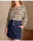 Promise Bl Blouse met roze opdruk