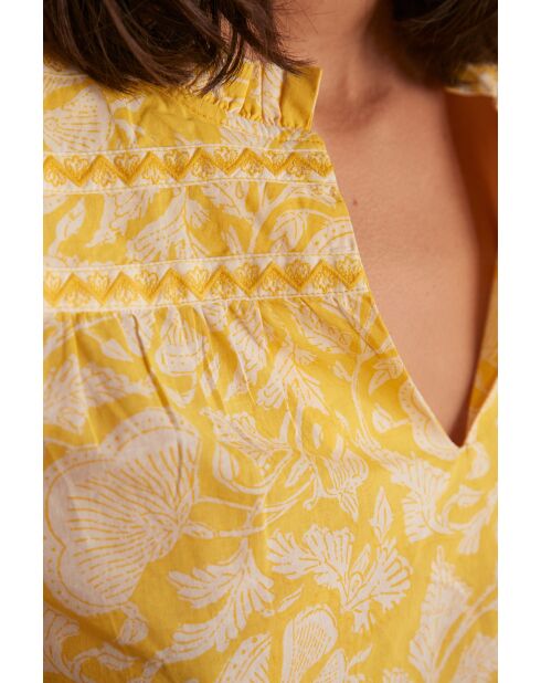 Blusa Caren Bl Imp limone