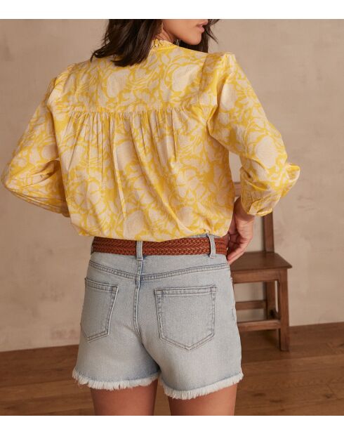 Blusa Caren Bl Imp limone