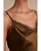 Mindy Top schlichte Salbeibluse