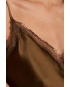 Mindy Top schlichte Salbeibluse