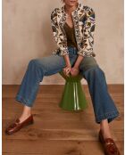 Mindy Top schlichte Salbeibluse