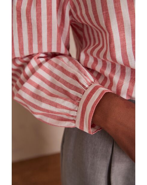 Chemisier Pierina Ch rayure geranium