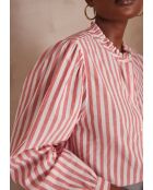 Chemisier Pierina Ch rayure geranium