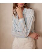 Marilou Ch großes hellsmaragdgrünes Streifenhemd