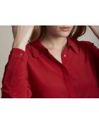 Maelle CH rotes Seidenhemd