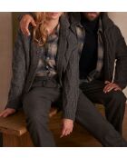 Chemisier Elie Ch carreaux encre