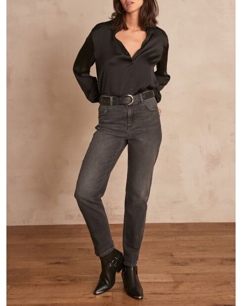 Anthrazitfarbene Hose Solene Mum