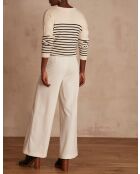 Ecrufarbene Hose Vicky P Wall