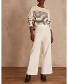 Ecrufarbene Hose Vicky P Wall