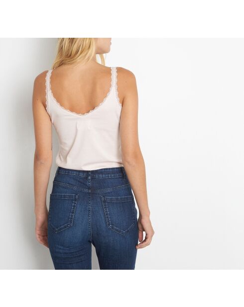 Tanktop met poedercoating Rosa