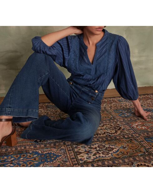 Carmela Bl schlichte, leicht gewaschene Bluse