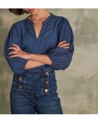 Carmela Bl schlichte, leicht gewaschene Bluse