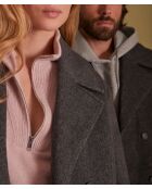 Fletcher Bis M anthrazitfarbener Mantel