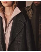 Fletcher Bis M anthrazitfarbener Mantel