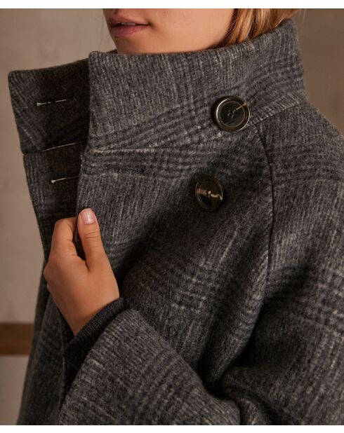 Ange M Fantasy Anthrazitfarbener Mantel