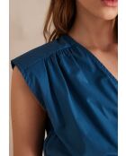 Popeline-Bluse Paquerette Bl