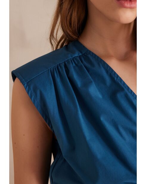 Popeline-Bluse Paquerette Bl