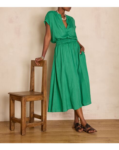 Engelse groene Jen J rok