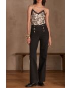 Blusa ecru Mindy Top Imp