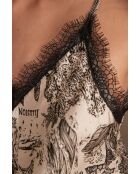 Blusa ecru Mindy Top Imp