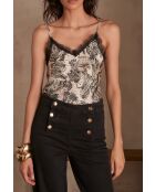 Blusa ecru Mindy Top Imp