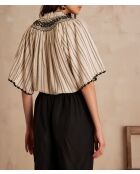 Pegase Bl Embroidery ecru blouse