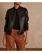Blouson Nicky Bl Cuir noir