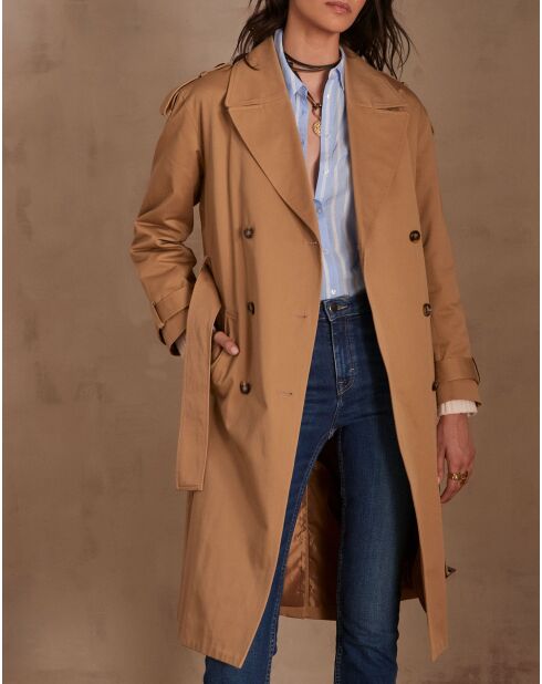 Beiger Trenchcoat Aurore Tr