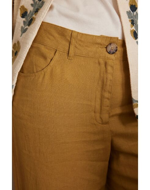 Pantalon Pablo P Lin ocre
