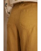Pantaloni Pablo P Linen ocra