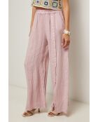 Pantalon Livia 100% Lin rose