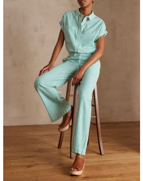 Prune P Stripe Engelse groene broek