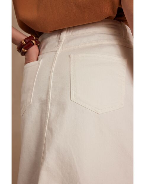 Birdy J weißer Jeansrock