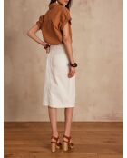 Birdy J weißer Jeansrock