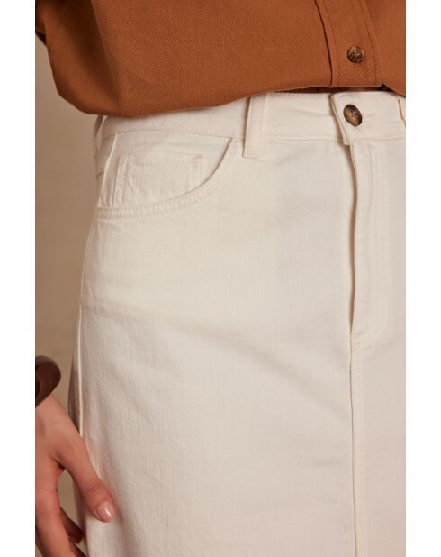 Birdy J weißer Jeansrock