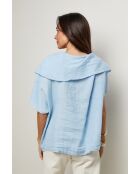 Top Séréna 100% Lin ciel