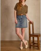 Lichtgewassen spijkerrok Julie J