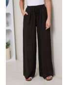 Pantalon Tessia 100% Lin noir
