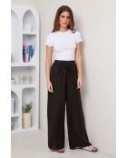 Pantalon Tessia 100% Lin noir