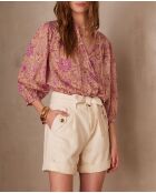 Blusa Charmeuse Bl Imp Violine