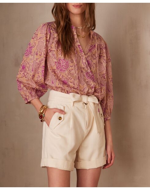 Blusa Charmeuse Bl Imp Violine