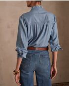 Blake Bl Light Jeansbluse mit verwaschenem Licht