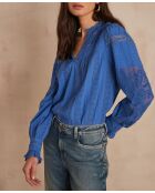 Cassiope Bl Uni lavendelbluse