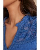 Cassiope Bl Uni lavendelbluse