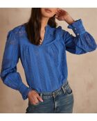 Cassiope Bl Uni lavendelbluse