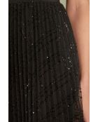 Bella J zwarte rok met lovertjes