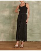 Bella J zwarte rok met lovertjes